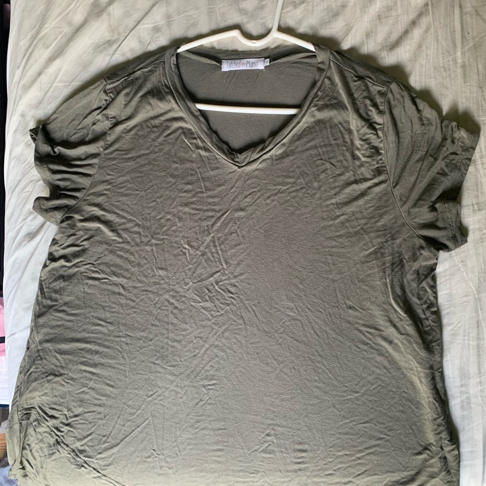 Latched Mama - nursing t-shirt - XL - brown